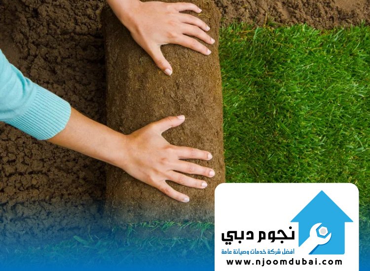 تركيب عشب طبيعي رأس الخيمة